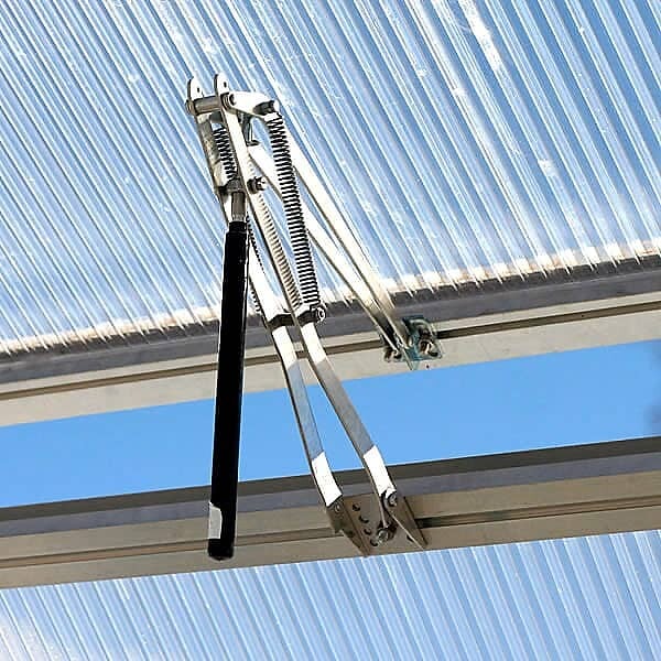KLASIKA GREENHOUSES - Ouvre-fenêtre et ouvre-porte automatique pour serre UNIVENT, 14 kg, aluminium - large