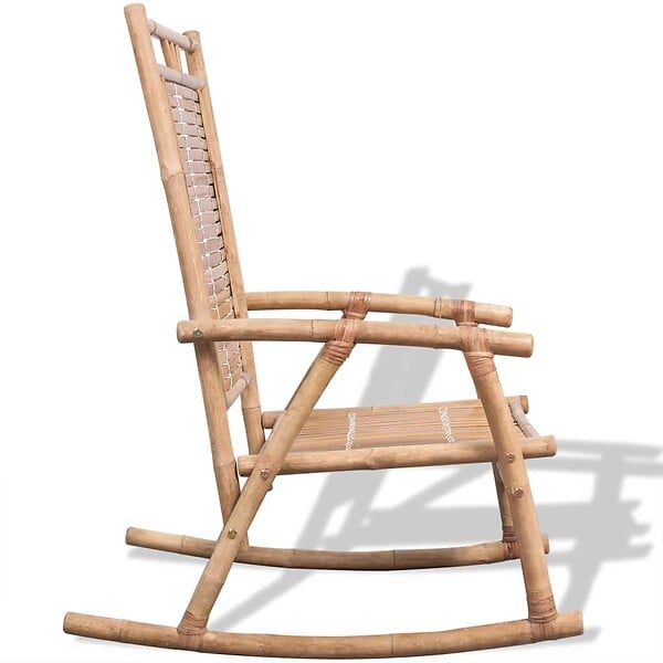 VIDAXL - vidaXL Chaise à  bascule en bambou - large