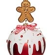 FEERIC LIGHTS & CHRISTMAS - Boule pain d'épice Gourmand D.8cm Rouge - vignette