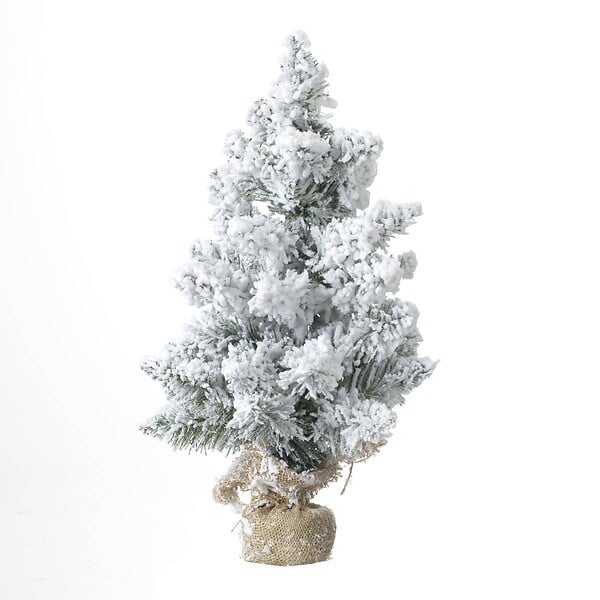 FEERIC LIGHTS & CHRISTMAS - Sapin de Noël artificiel Vert floqué Blanc H 50 cm - large