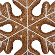FEERIC LIGHTS & CHRISTMAS - Suspension de Noël Flocon aspect Cookie H 21 cm - vignette