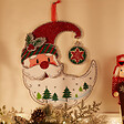 FEERIC LIGHTS & CHRISTMAS - Sujet déco lune père Noël 37cm - vignette