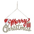 FEERIC LIGHTS & CHRISTMAS - Suspension de Noël en bois inscription Merry H. 30 cm - vignette