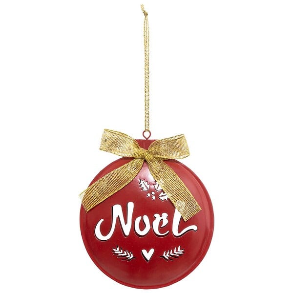 FEERIC LIGHTS & CHRISTMAS - Sujet de noël "Perfore" D12cm en métal - large