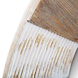ATMOSPHERA - Grand Miroir mural en Bois effet Vieilli avec Relief D 90 cm - vignette