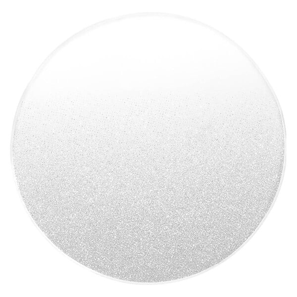FEERIC LIGHTS & CHRISTMAS - Plaque miroir pailletée D.10cm argent - large