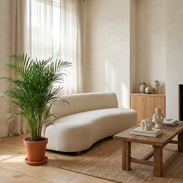 BLOOMIQUE - Dypsis Lutescens - Palmier Areca - Plantes d’intérieur - Dépolluante - H. 100-110 cm - P. 21 cm - large