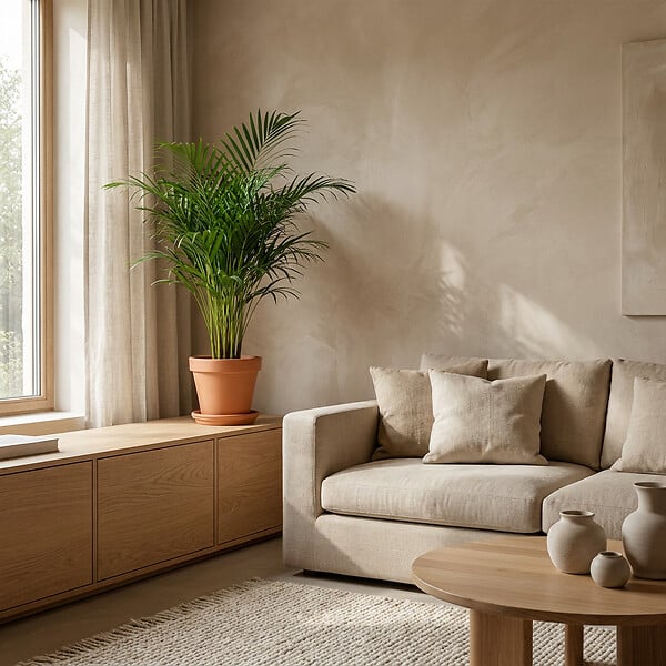 BLOOMIQUE - Dypsis Lutescens - Palmier Areca - Plantes d’intérieur - Dépolluante - H. 100-110 cm - P. 21 cm - large