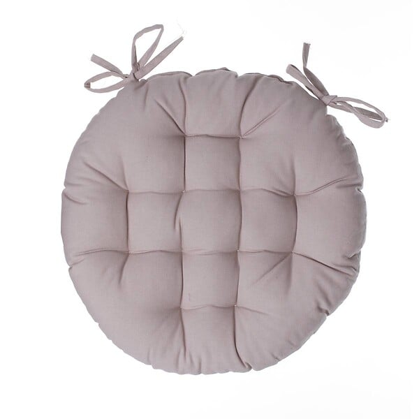 ATMOSPHERA - Galette de chaise "Anjali" ronde beige D38cm - large