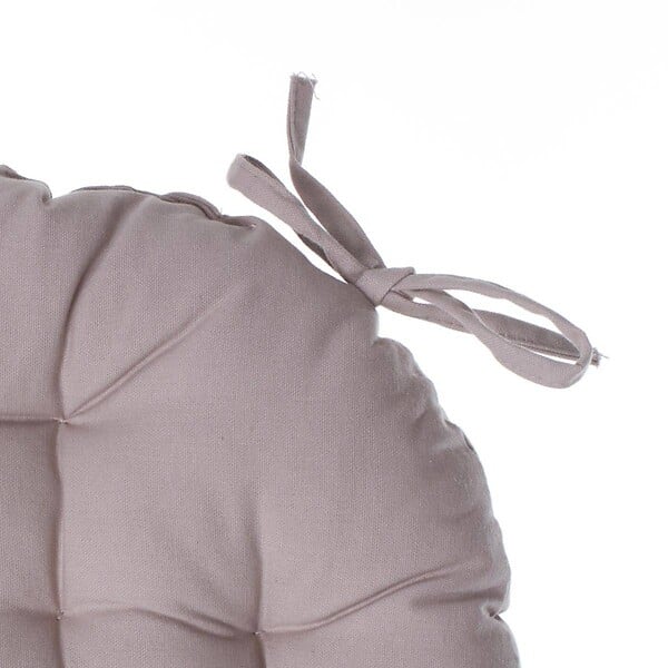 ATMOSPHERA - Galette de chaise "Anjali" ronde beige D38cm - large