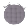 ATMOSPHERA - Galette de chaise ronde gris D38cm - vignette