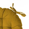 ATMOSPHERA - Galette de chaise ronde jaune D38cm - vignette