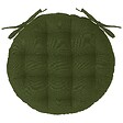 ATMOSPHERA - Galette de chaise ronde vert kaki D38cm - vignette