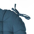ATMOSPHERA - Galette de chaise "Anjali" ronde bleu D38cm - vignette