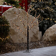 FEERIC LIGHTS & CHRISTMAS - Arbre givré lumineux extérieur 120 LED blanc chaud H.90cm - vignette