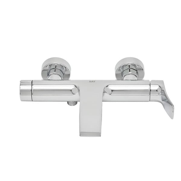 SWISS AQUA TECHNOLOGIES - Infinitio mitigeur de baignoire monocommande mural, sans ensemble de douche, chrome  SATBSINF222 avec une garantie de 5 ans - large