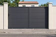CASANOOV - Casanoov Portail coulissant 3 m EIGER H.180  cm aluminium gris - vignette