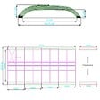 ALTANKA - Abri de piscine Horizon - 7.43x3.5 m - polycarbonate alvéolaire 8 mm - pour piscine BAS7308 - ECO308 - vignette