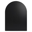 ID MARKET - Plaque de protection sol poêle à granulés/bois 60 x 80 cm métal noir - vignette