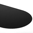 ID MARKET - Plaque de protection sol poêle à granulés/bois 60 x 80 cm métal noir - vignette