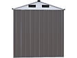 HABITAT ET JARDIN - Abri de jardin métal "Dallas II" - 2,17 m² - Taupe - vignette