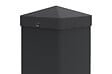 CASANOOV - Casanoov Lot de 2 poteaux en fer CARMO 10x10  cm H.125  cm noir - vignette