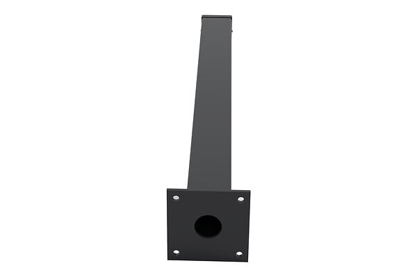 CASANOOV - Casanoov Lot de 2 poteaux en fer CARMO 10x10  cm H.125  cm noir - large