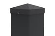 CASANOOV - Casanoov Lot de 2 poteaux en fer CARMO 10x10  cm H.145  cm noir - vignette