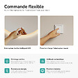 EMKE - EMKE Miroir lumineux salle de bain rond diamètre 50cm, Miroir LED avec Interrupteur Tactile, Anti-buée, Miroir avec éclairage 3 couleurs - vignette