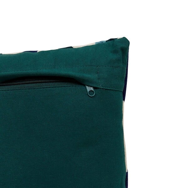 ATMOSPHERA - Coussin Hary bleu 50x30cm - large