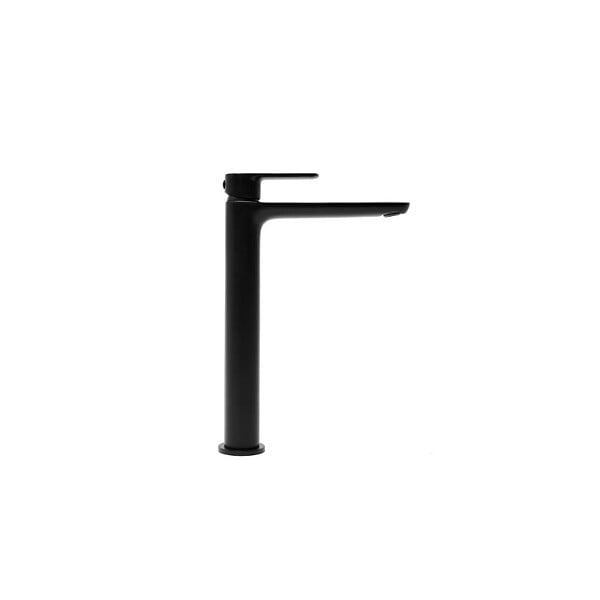 SWISS AQUA TECHNOLOGIES - Mood mitigeur lavabo XL avec levier sans tirette, G3/8, Noir mat SATBSMOOD285C avec une garantie de 5 ans - large