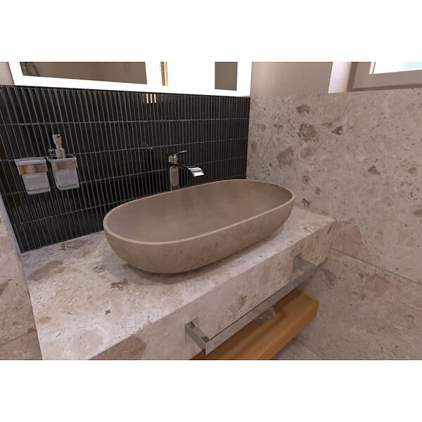 SWISS AQUA TECHNOLOGIES - Infinitio mitigeur de lavabo haut sans vidage, chrome SATBSINF285 avec une garantie de 5 ans - large