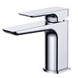 SWISS AQUA TECHNOLOGIES - Brevis mitigeur de lavabo en laiton à levier, sans vidage, chrome brillant SATBSBRE271 avec une garantie de 5 ans - vignette