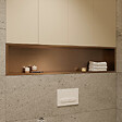 CERAMIA - Timeless Niche de Douche à encastrer, Acier Inoxydable 304, 119x26x10cm, Cuivre brossé PVD - vignette