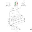 KIAMAMI VALENTINA - Meuble Salle De Bain 120 Cmblanc Effet Bois  Avec Double Vasque | Berlin - vignette