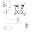 GROHE - Pack WC suspendu complet avec bâti-support GROHE Rapid SL, cuvette Ceramia Vortex, abattant SoftClose, plaque chromée - vignette
