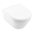 VILLEROY & BOCH - Pack WC complet avec bâti-support Villeroy & Boch, cuvette Architectura sans bride, abattant et plaque noire - vignette