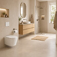 ROCA - Pack WC suspendu complet avec bâti-support Roca, cuvette sans bride Vortex, abattant SoftClose et plaque blanche - vignette