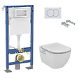 GEBERIT - Pack Autoportant Bati-support Geberit Duofix + WC sans bride Ideal Standard Tesi - vignette