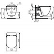 GEBERIT - Pack Autoportant Bati-support Geberit Duofix + WC sans bride Ideal Standard Tesi - vignette