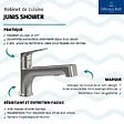 VILLEROY ET BOCH - Robinet cuisine  Junis Shower - vignette