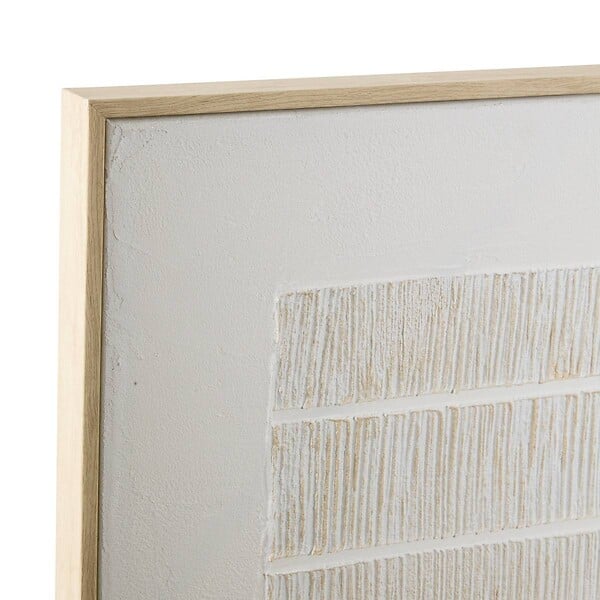 ATMOSPHERA - Toile 3D Morens 100x100cm blanc - large