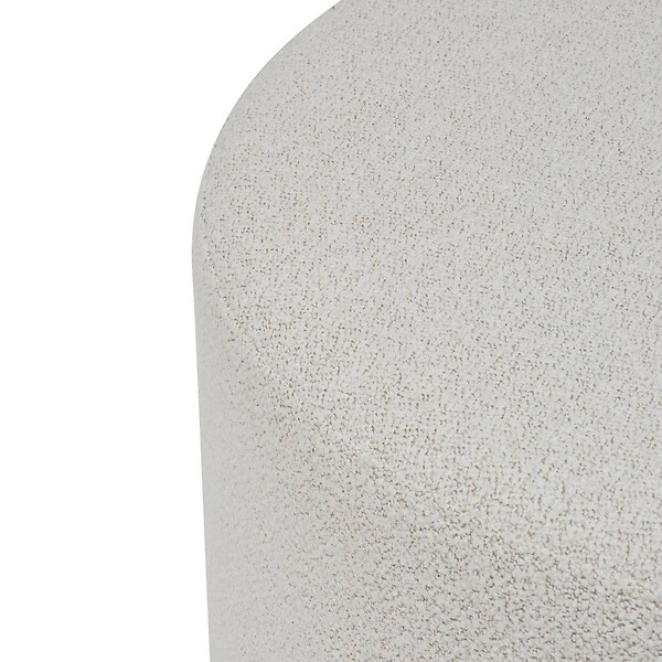 ATMOSPHERA - Pouf XL Nesky blanc - large