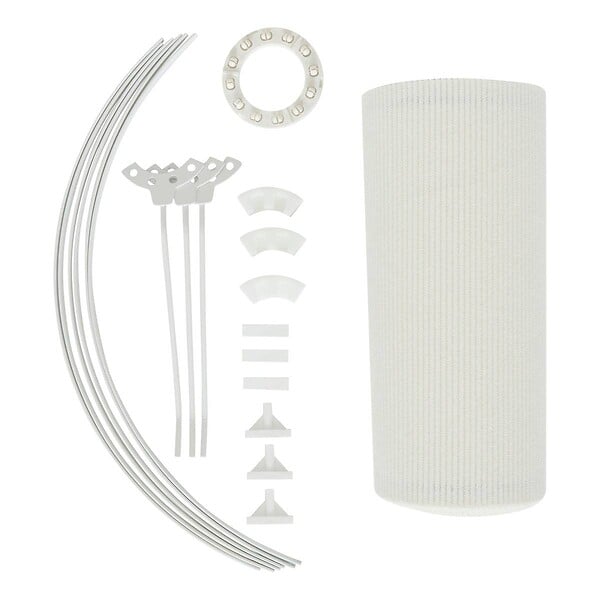 ATMOSPHERA - Abat-jour Beline D40cm blanc - large