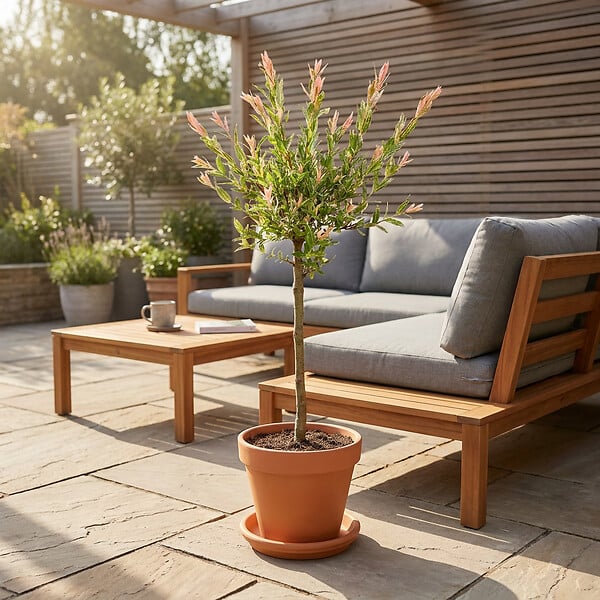 BLOOMIQUE - Salix integra 'Flamingo' - Saule panaché - Plantes de jardin - Rustiques - H. 60-80 cm - P. 17 cm - large