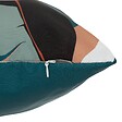 ATMOSPHERA - Coussin extérieur "Deyo" 40x40cm bleu canard - vignette