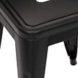 ATMOSPHERA - Tabouret "Niko" métal noir - vignette