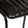 ATMOSPHERA - Chaise de bar "Dario" cuir noir - vignette