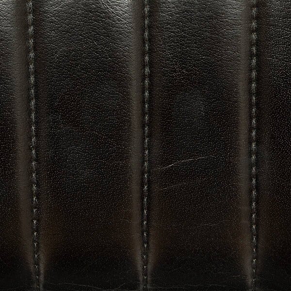 ATMOSPHERA - Chaise de bar "Dario" cuir noir - large