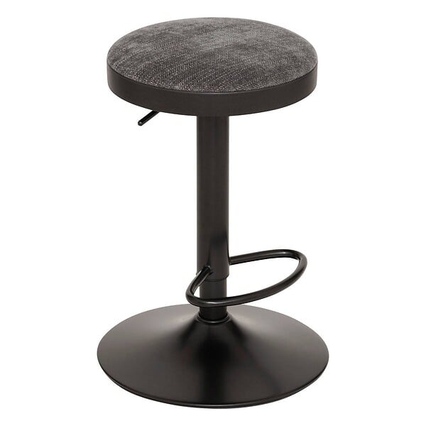 ATMOSPHERA - Lot de 2 tabourets de bar Ilsa gris foncé - large